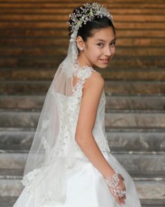 White Communion Dress for Girls